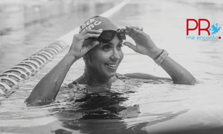 Primera nadadora boricua en nadar 12 horas en piscina