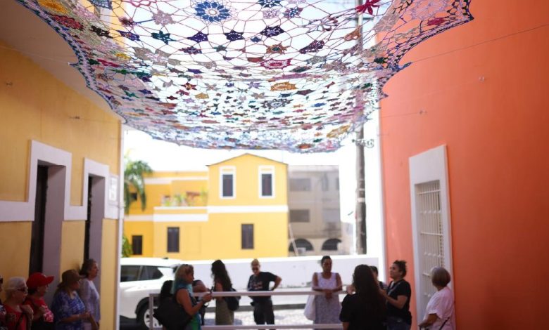 “San Juan Tejido”: primera obra del proyecto Arte en los Callejones